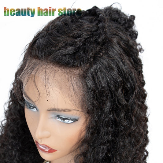 Brazilian Kinky Curly Lace Front Wig – 100% Human Hair, Natural Look for Black Women