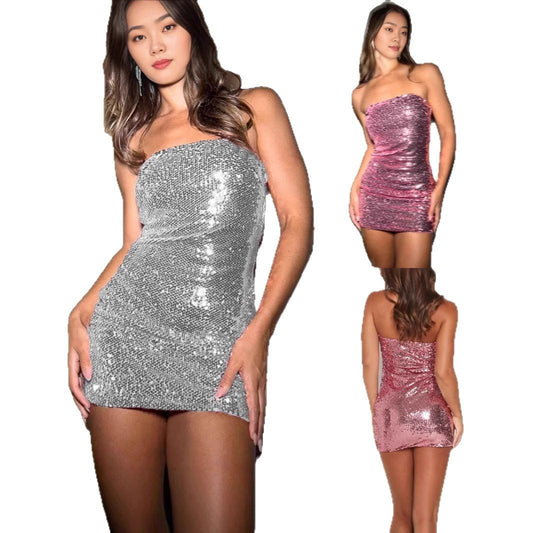 Fashion Sexy Net Celebrity Dress Women's Clothing