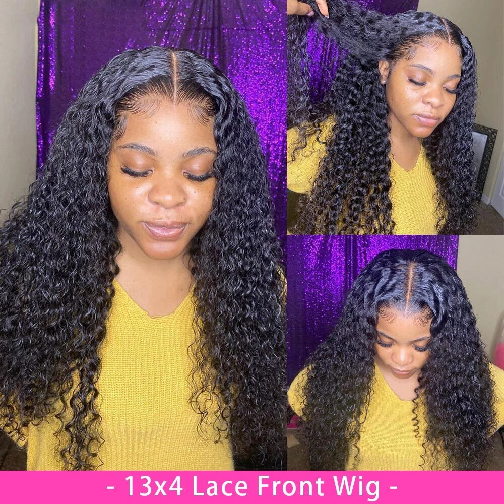 Curly Human Hair Lace Front Wig – 100% Natural Remy Hair, Premium Hair Products for Women
