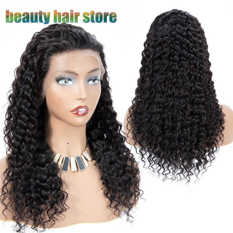 Brazilian Kinky Curly Lace Front Wig – 100% Human Hair, Natural Look for Black Women