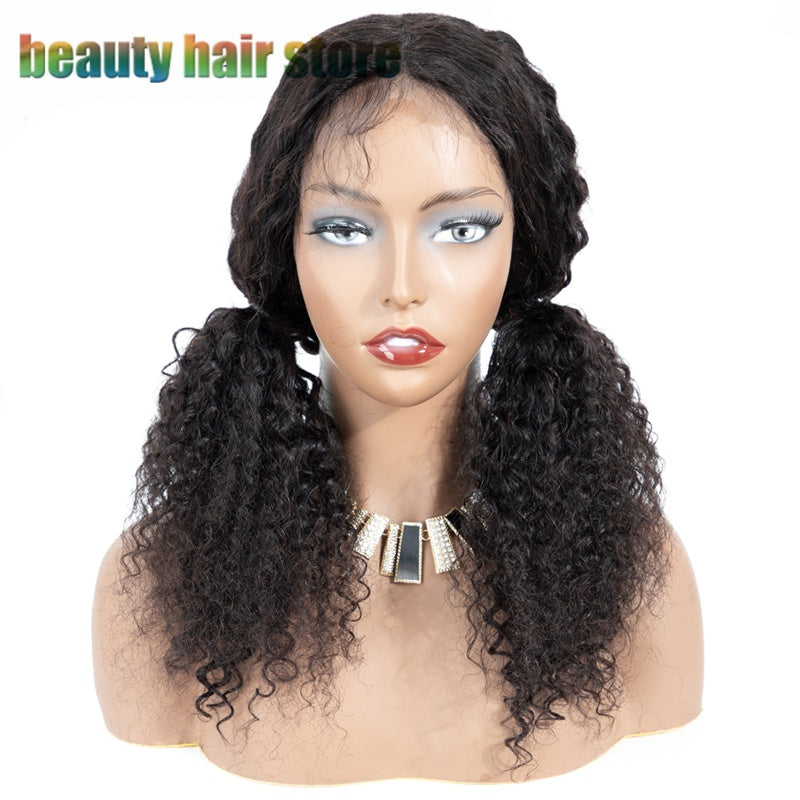 Brazilian Kinky Curly Lace Front Wig – 100% Human Hair, Natural Look for Black Women
